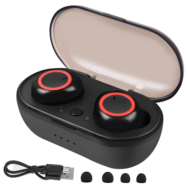 TWS Mini Bluetooth Langattomat Kuulokkeet Magneettinen Lataus Binaural Puhelu UrheilukuulokkeetMusta