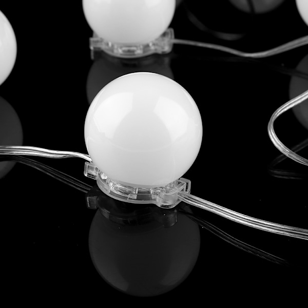 LED-sminkspegellampor sminkbelysningssats med 10 glödlampor smink spegellampor kit