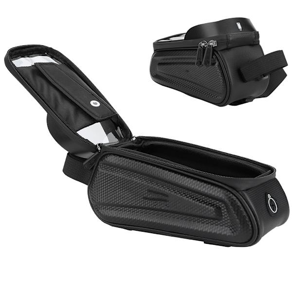 Vandtæt Hard Shell Cykeltaske Mountainbike Frontramme Telefonholder Stativ Cykeludstyr