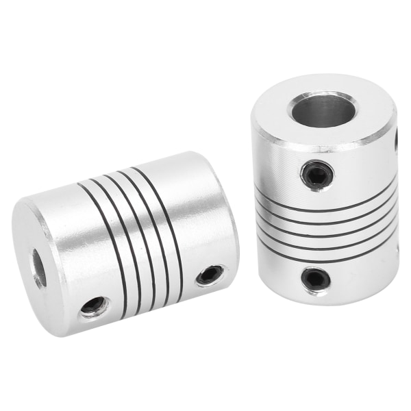 2 stk akselkobling fleksibel enkoder aluminiumslegering kobling trinnmotor DIY 3D-skriver 5x8 mm