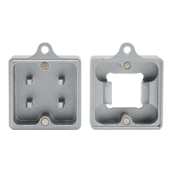 Tastaturbryteråpner Magnet Matt Aluminium Bryteråpner for Cherry MX for Kailh for Outemu for Gateron Keyboard Switch Grå