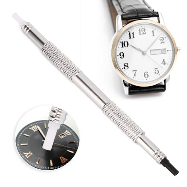 Double Head Watch Hand Pressers B054 Watch Hand Setting Repair ToolSilver