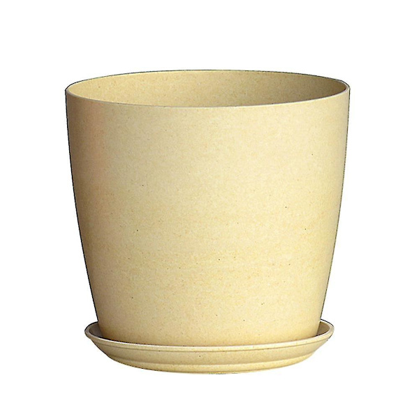 Pohjoismainen tyylikäs kukkaruukku kasvien säilytykseen kodin ja puutarhan sisustukseen 18,5*16,5cm Beige