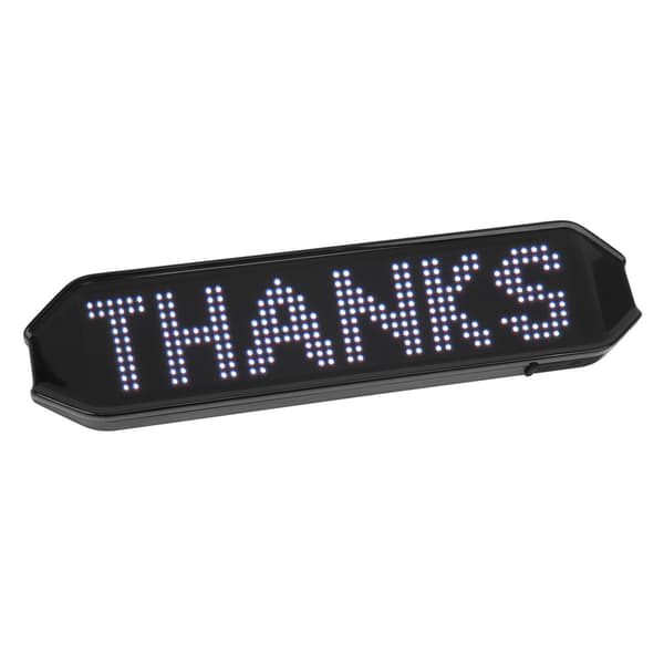 225 X 55 X 15mm Farget LED-skilt 4 Moduser APP-kontroll Programmerbare Sykkelsvinglys USB-lading
