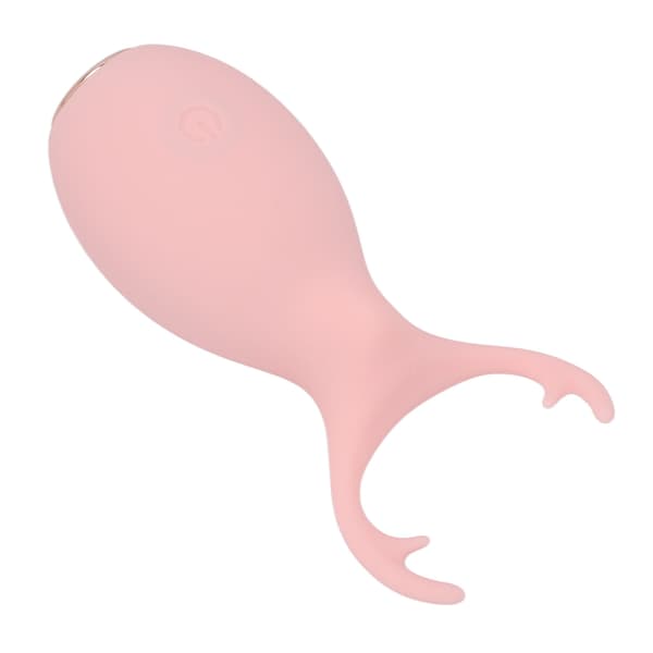 Dyreformet Klitorisstimulator Mini 10 Vibrasjonsmoduser Trådløs Klitoris Nippelstimulator Rosa