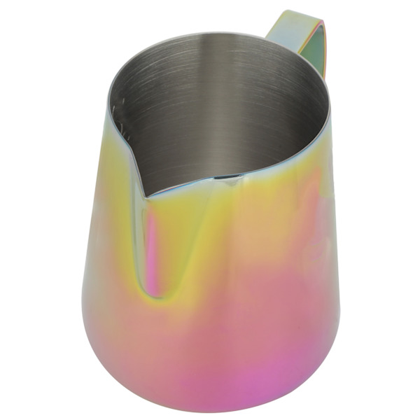 Tykke 304 rustfritt stål kaffeskummende kannekopp Skummekanne Kaffe Latte Art-tilbehør400 ml