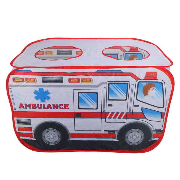 Hopfällbart tält för barn Inomhus Utomhus Lekstuga Ambulans Hopfällbart Pop Up Leksakstält
