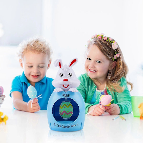 Påskeegg Spinner, Eggfargingssett med 8 Påskeegg Tusjer 3 Påskeegg rosa