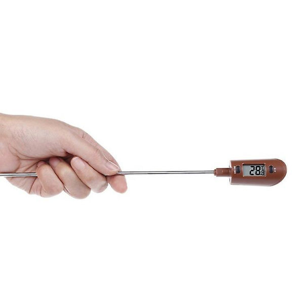 Digitalt øyeblikkelig avlesnings kjøtttermometer - Bærbar kjøkkenverktøy for matlaging, baking og grilling