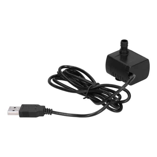 Vesipumppu USB-liitin Akvaario Mikrokierrätyslaite Imuukupilla DC5V 120L/H 50cm Nosto