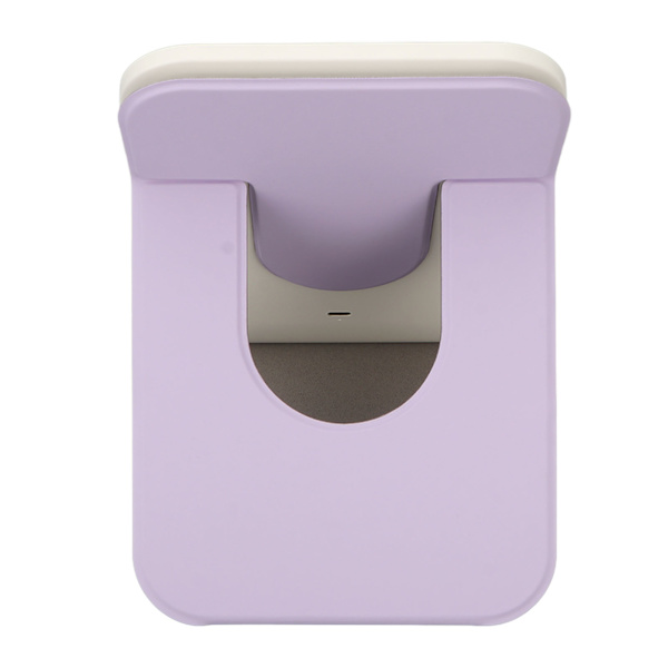 LED Makeup Spejl 3 Lysfarver Justerbar Lysstyrke Touch Switch Spejl til Hjem Rejse Brug Lilla