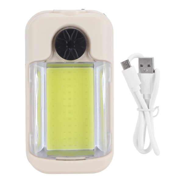 COB arbeidslys USB-lading multifunksjonell inspeksjonslampe med magnetisk base for hjemmet