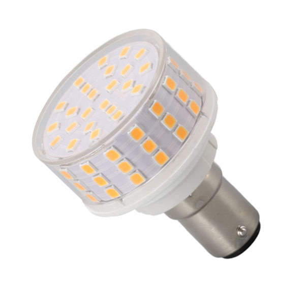 B15 pære 10W 1000LM flimmerfri energisparende LED-maislys for skrivebordslampe 85‑265V varmt lys