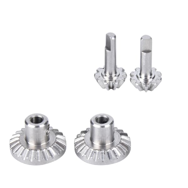 2 par til WPL 1:16 Metal Kobber CNC Proces Stål Gear RC Bil Model Tilbehør