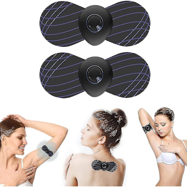 Ems Lymfdränage Massage Pad för armar, nacke, axlar, rygg, midja, ben