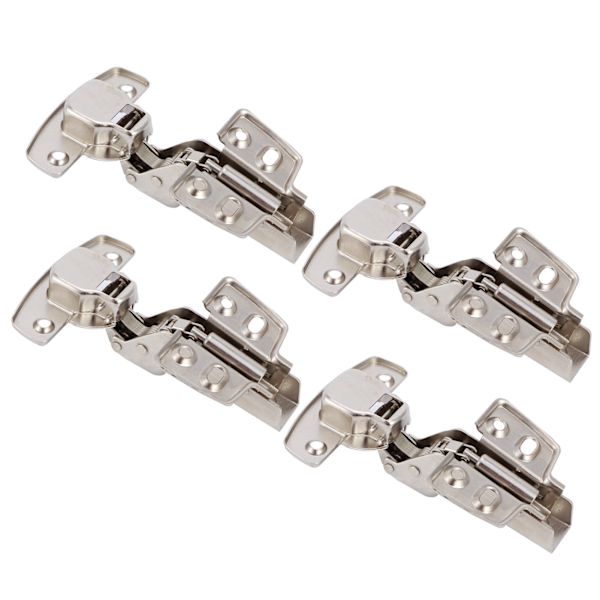 4 sarjaa saranat kaappiin keittiöön W/vaimennuspuskuri ovi Bisagra kylmävalssattua terästä laitteisto taivutettu varsi 11,3 x 7,2 x 3,6 cm