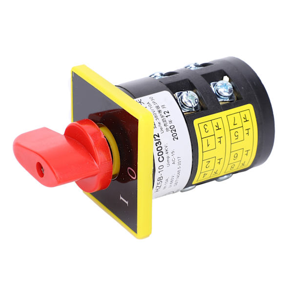 Universal Transfer Vaihtokytkin Asemointi Tyyppi OnOff Nokkakytkimet 380V 10A IP10 Kuori