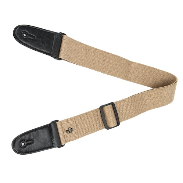 Gitarrband Bomull PU Bälte Elgitarr/Folk/Akustisk/Bas Musikinstrument Tillbehör Khaki