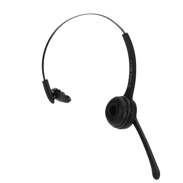 Single Ear Kundeservice Headset Bluetooth5.0 Støjreduktion Clear Call Trådløse Monaural Hovedtelefoner med Mic