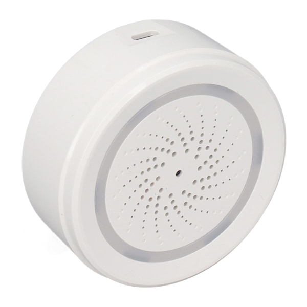 Smart ljudljuslarm Multifunktion 90dB USB Trådlös WiFi Ljudljussiren Sensor för Hem Säkerhet
