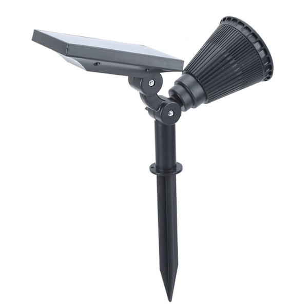 Vandtæt 2 stk 7LED Solar Plænelys Spotlights Udendørs Have Yard Landskab Spike LysVarm Hvid