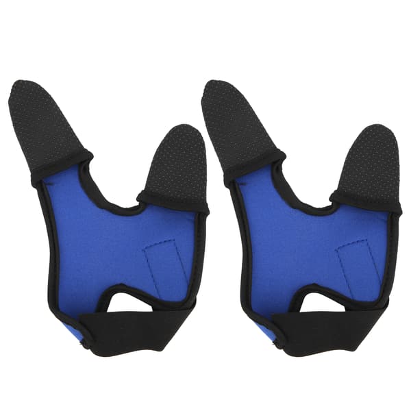 2 st Fiskhandskar 2 Finger Skydd Halkfri Andningsbar Utomhusfiskeutrustning