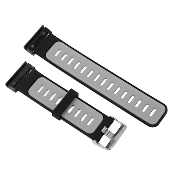 Silikon Smart watch Storlek Justerbart metallspänne 2 färger watch för COROS Vertix 2 Svart Grå