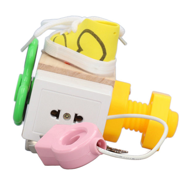 Fidget Sensorisk Busy Toy Koncentrationsträning Pedagogisk Fidget Toy Cube för Hemma Resa Typ 2