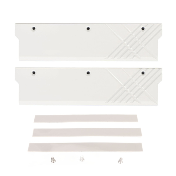 Computer Vandkøling Heatsink Aluminiumlegering Hukommelseskøling Heatsink DDR5 Hukommelseskøler Hvid