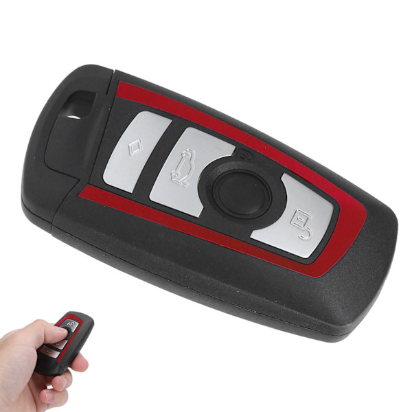 Smart fjärrkontroll bilnyckel skal 4 knappar ersättning för 5 Series 7 Series 550i 535i 528i X3