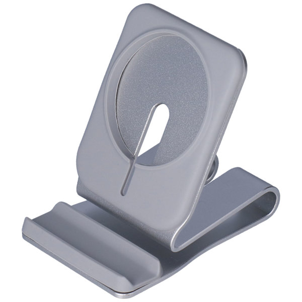 Magnetisk trådlös laddare telefonladdningsstation stativ docka aluminiumlegering för MagSafe för IPhone12