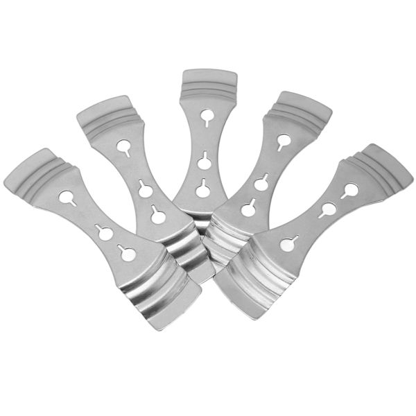 5 stk lysvekeholder 3-hulls metalllysvekesentreringsenhet for DIY-stearinlys