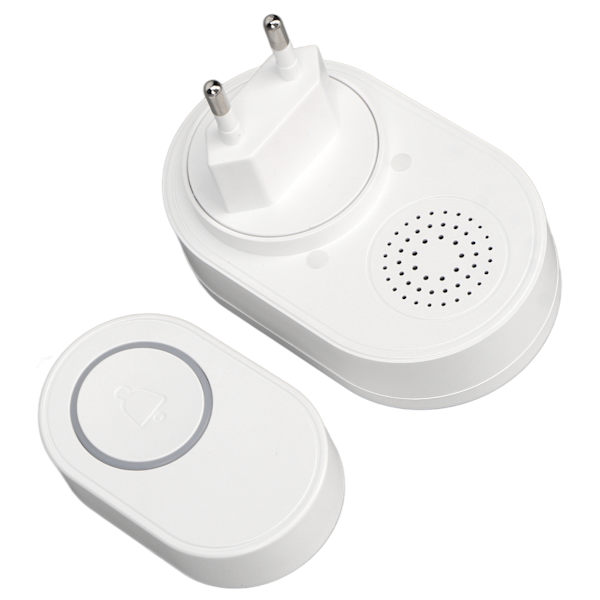 WiFi-siren dörrklocka 433MHz 5 växlar volym 58 ringsignaler Hemlarm Trådlös dörrklocka för TUYA EU-kontakt 110‑220V