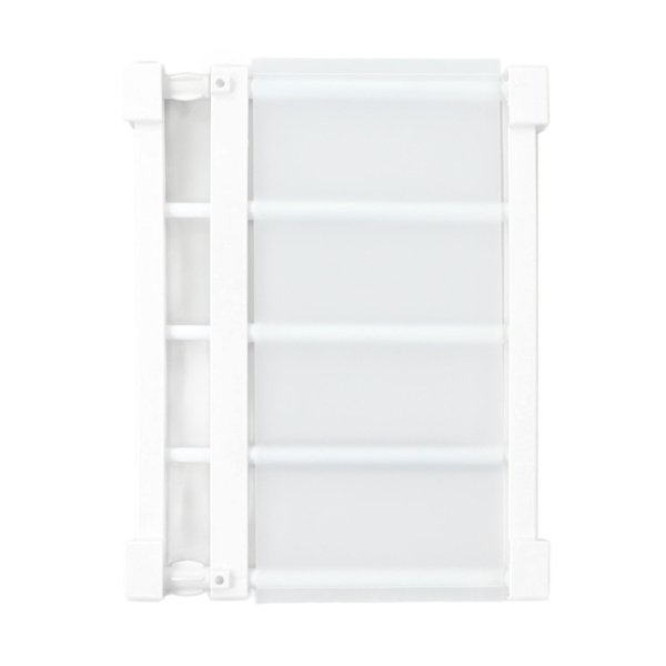 Spenningsstang Hylle 14,2 Tommers Bredde Spikerfri Utvidbar Oppbevaringshylle for Skap Garderobe 38 til 55 cm / 15 til 21,7 tommer