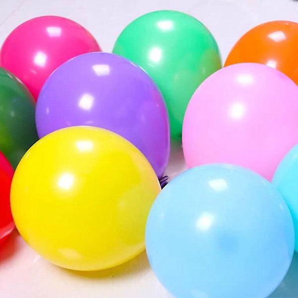Färgglada Festballonger Set med 200 för Firanden och Evenemang