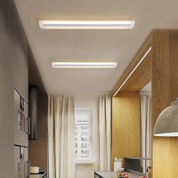 Speillampe Vegglampe Bad Nøytral Hvit Moderne Innendørs Badlampe Badbelysning 40*9*4.5cm