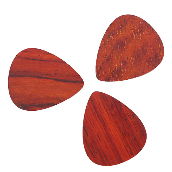 3 Pcs Guitar Pick Rosewood 1mm Thick Guitar Pick Musical Instrument Accessory for Players