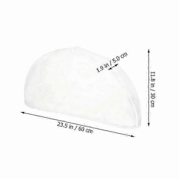 10-pack transparenta PEVA-rockar hängande dammskydd med halvkroppsfickor 26-27s