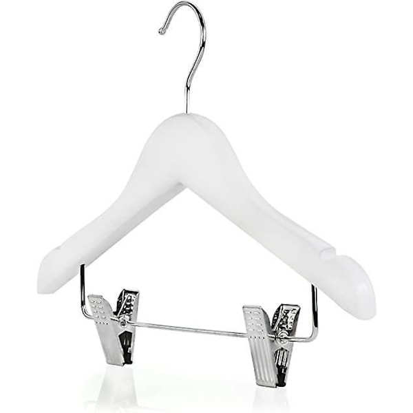 Valkoiset lasten henkarit, 2 kpl - 44,5 cm