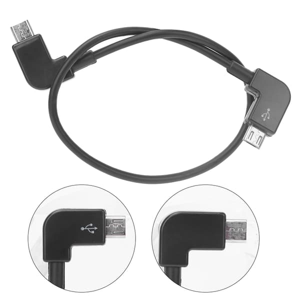 Micro USB-kabel RC-reservedele Erstatningstilbehør Passer til MAVIC MINI Drone (Micro USB til Micro USB)