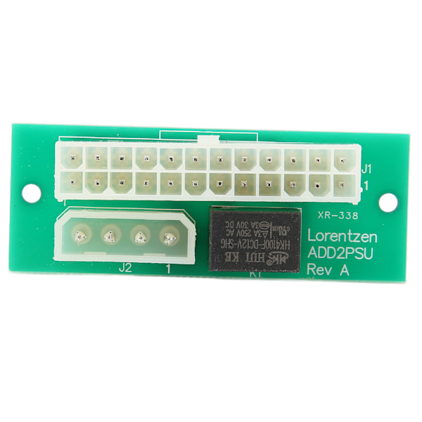 Synkroninen virtalauta 24PIN Hieno viimeistely Yksinkertainen asennus Kevyt Kannettava ADD2PSU Dual PSU Adapteri