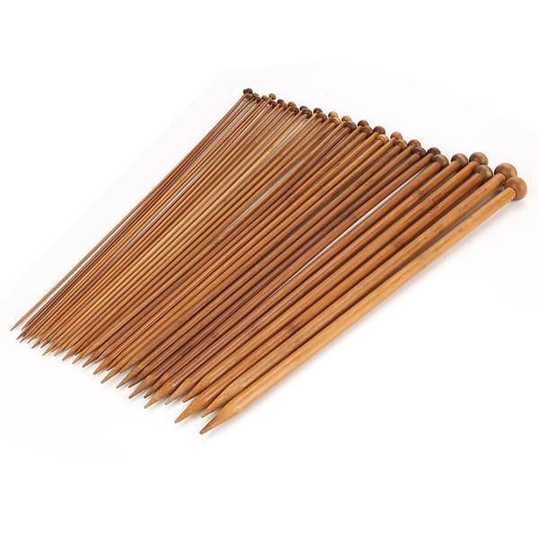 36 st Stickor Enkelspets Karboniserade Stickor 0,2-1 cm Storlekar