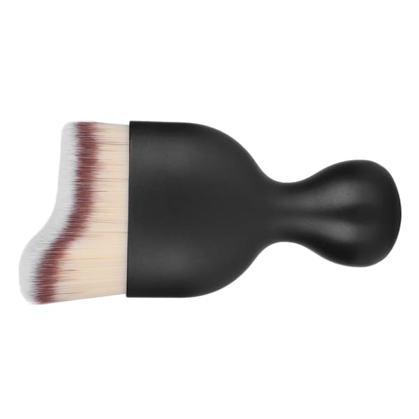 Foundation Makeup Børste Buet Vinglas Form Base Makeup Børste til Flydende Foundation Grå