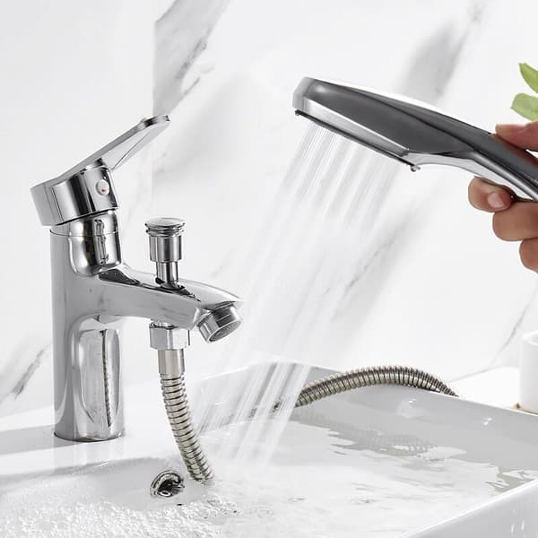 – Etgrebs forkromet messing badekararmatur – Holdbar blank finish – Temperaturbegrænser for sikkerhed – Nem installation