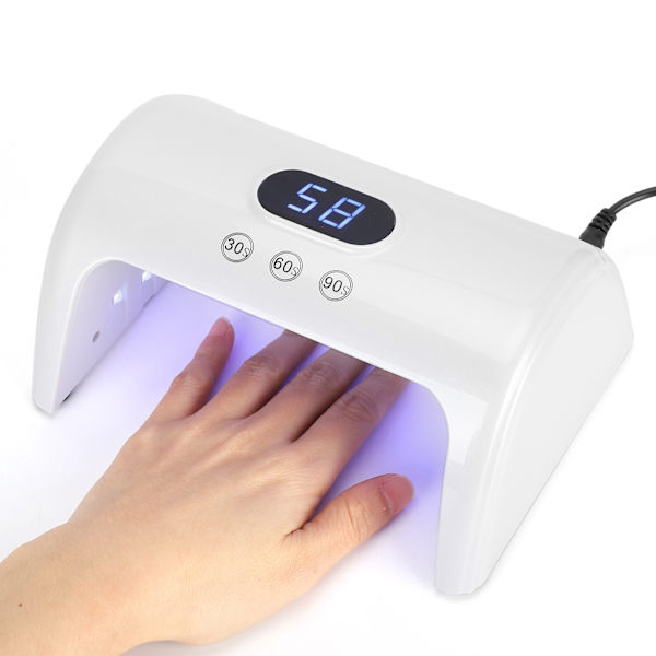 Nagellack Gel Polish Torkare 30W UV LED Nagelkonst Ljus Manikyr Ljus Nagelkonst Maskin VerktygUK Plug Vit