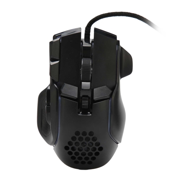 RGB Gaming Mouse 12800 DPI Gaming Mouse Optisk kabelansluten med 10 programmerbara knappar 13 Bakgrundsbelysningslägen Mekanisk mus