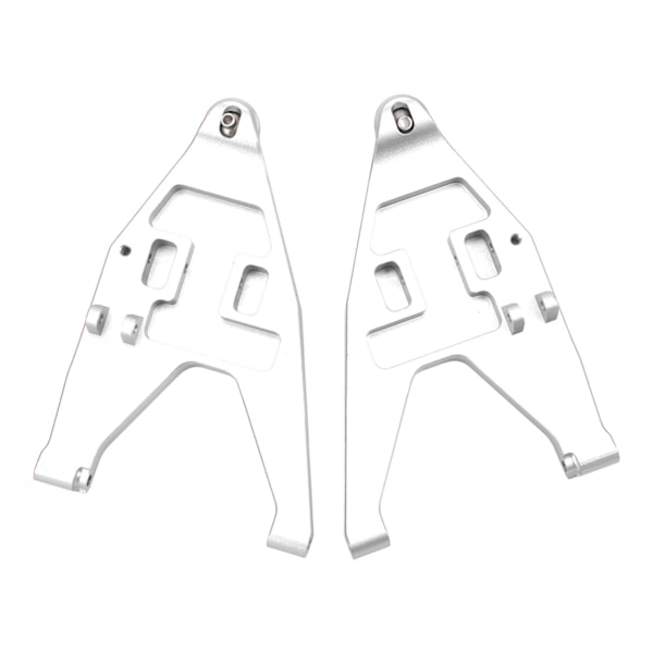 2 st framre nedre upphängningsarm dragstång länk CNC-bearbetning RC Retrofit uppgraderingsdelar för TRAXXAS UDR 1/7 RC bil silver