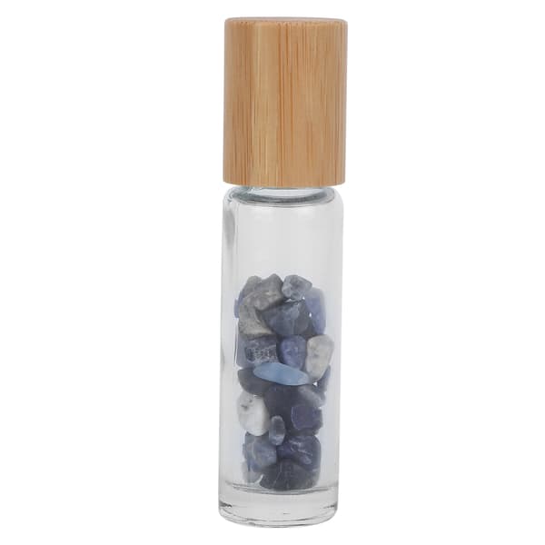 Eteriska oljeflaskor med naturstenar 10 ml parfymprov Roller Balls Eterisk oljeflaska
