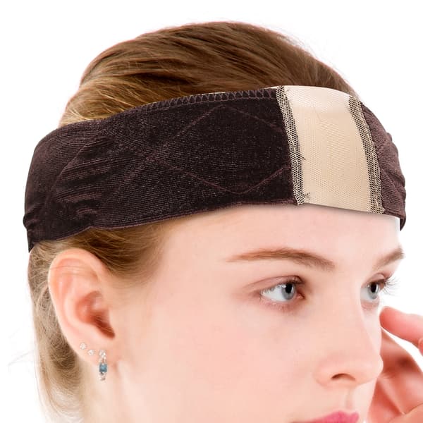 3 st Perukgreppband Justerbar Fixeringsdel Spets Pannband Elastiska Sammet Perukband