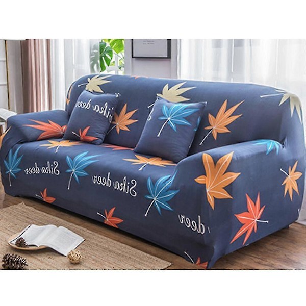 Sofabetræk Sofa Overtræk Beskytter Dobbelt 190-230cm Til 3 Personers Sofa Blomst 12 Zekai